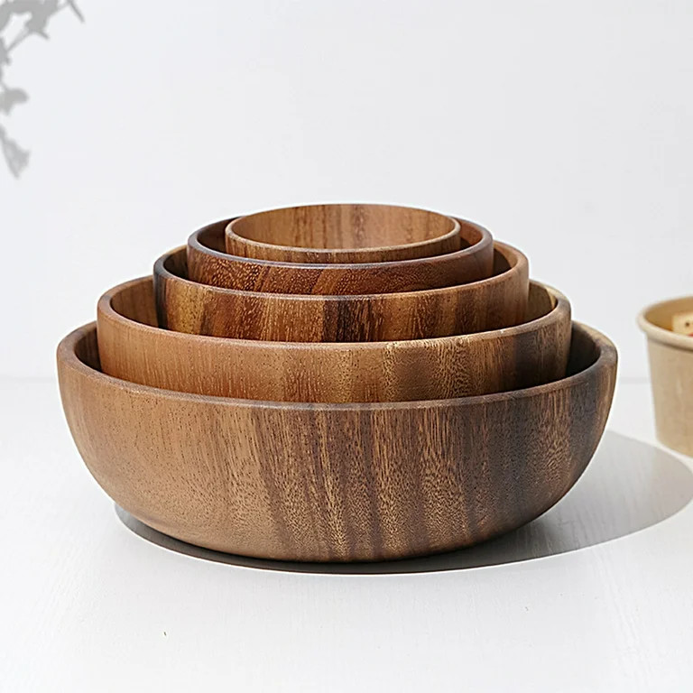 Dengjunhu Wooden Serving Bowl - Elegant Design Ideal For Salad, Fruit, Candy, Handcrafted Home & ... | Walmart (US)