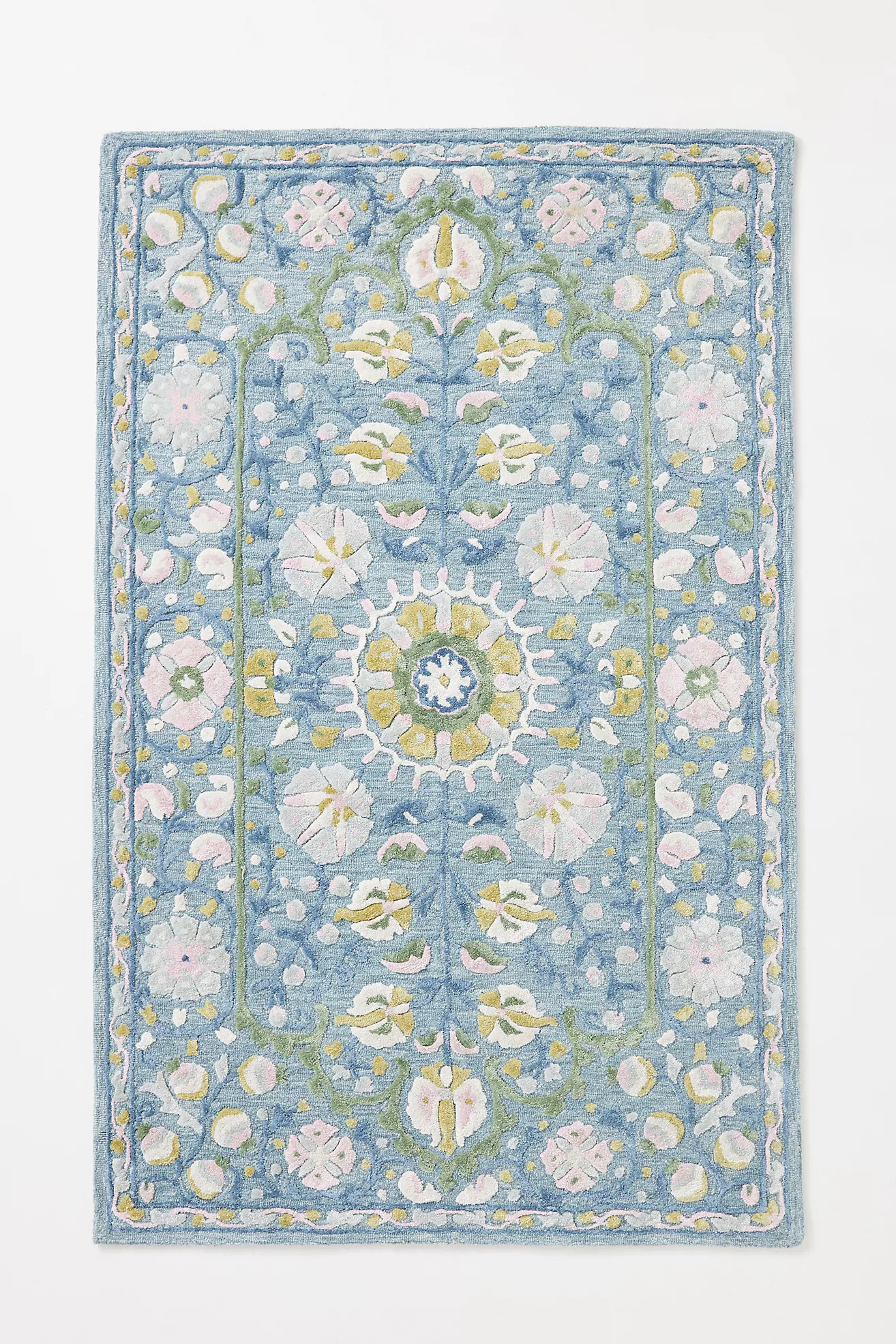 Tali Hand-Tufted Wool-Viscose Blend Rug | Anthropologie (US)