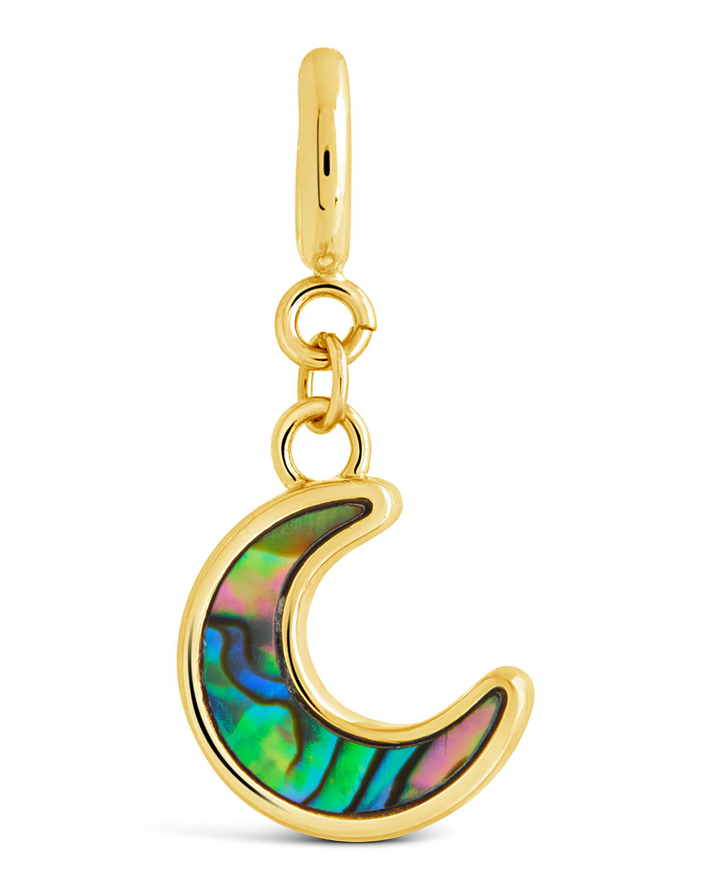 Blue Moon Abalone Charm | Sterling Forever