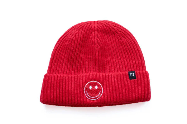 Candy Apple Smiley Beanie | Rey to Z