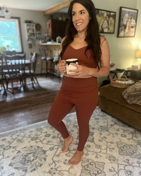These workout sets are amazing. Comfortable. Forgiving. Stretchy but supportive. I also love the color. 

The bra is made for nursing mamas. It unclasps for easy nursing access. The leggings are made for postpartum support with plenty of give & just enough support in the belly! They also have maternity leggings that are so comfy & perfect for your growing belly!

Love MomSquad products for working out and living in!

This set is AMAZE. It’s called the Evolve Lux set! Linked here! 🤍

#momsquad #momoutfit #activemom 

#LTKActive #LTKFamily #LTKBump
