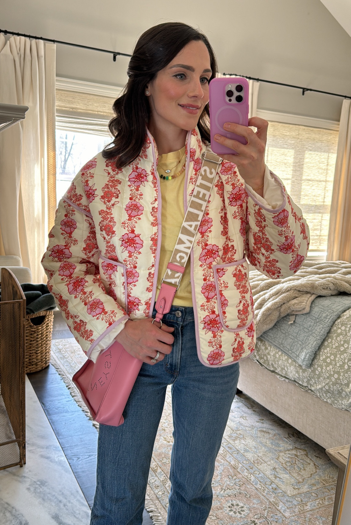 Spring outfit for a Saturday with the kids! 

Amazon find // Amazon dupe // free people dupe // Amazon jacket // floral jacket // spring jacket // yellow top // Abercrombie jeans // straight leg jeans 

#LTKstyletip #LTKfindsunder50 #LTKSeasonal