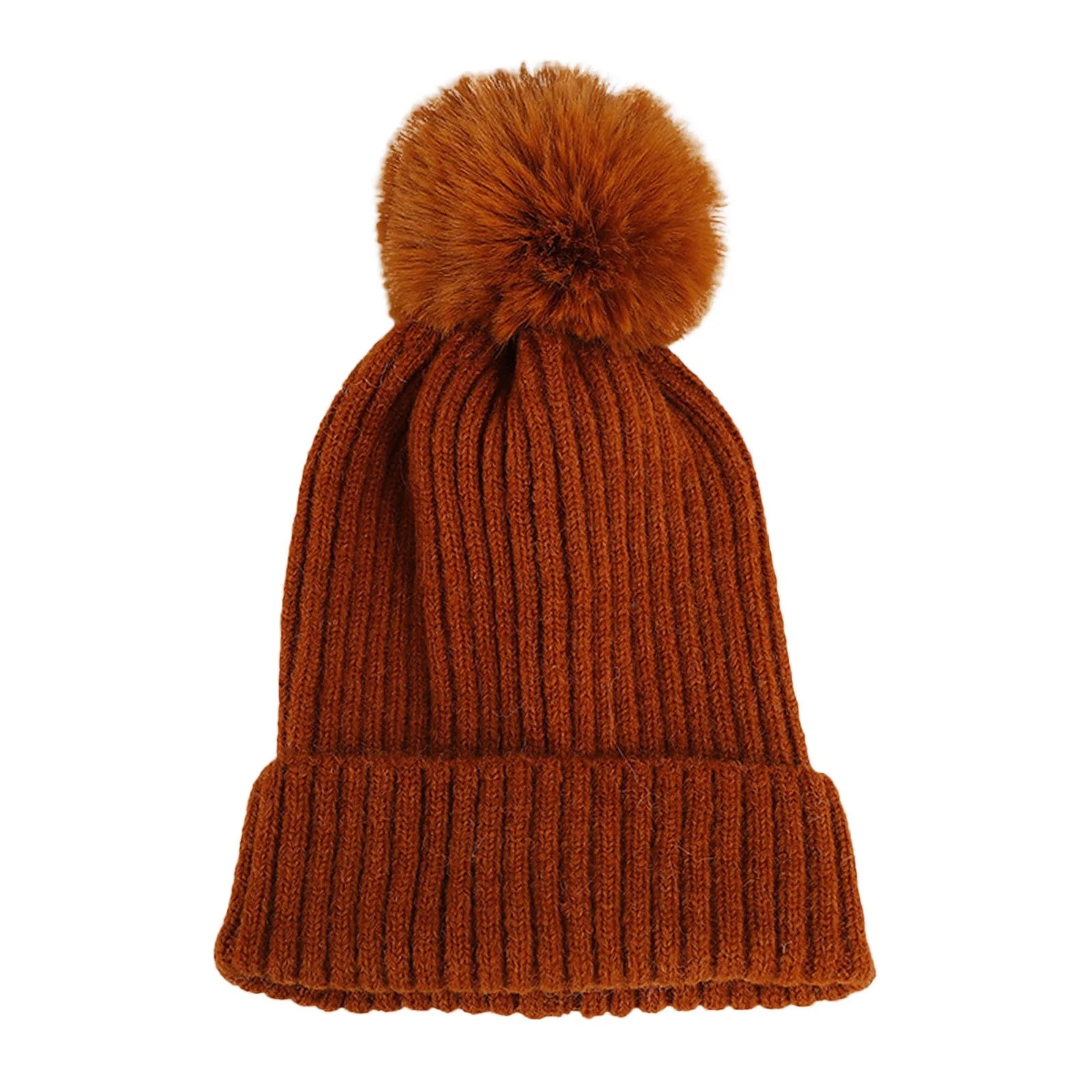 WNEGSTG UNISEX Beanie with Pom Pom, Winter Hats for Women Fashion Knit Warm Skull Cap, Womens Bea... | Walmart (US)