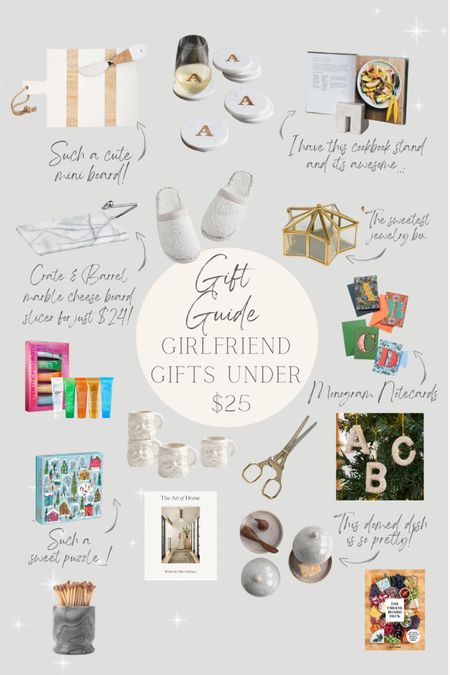 Gift Guide | Girlfriend Gifts Under $25 (Some fun ideas for White Elephant Game as well.)

#LTKGiftGuide #LTKSeasonal #LTKHoliday