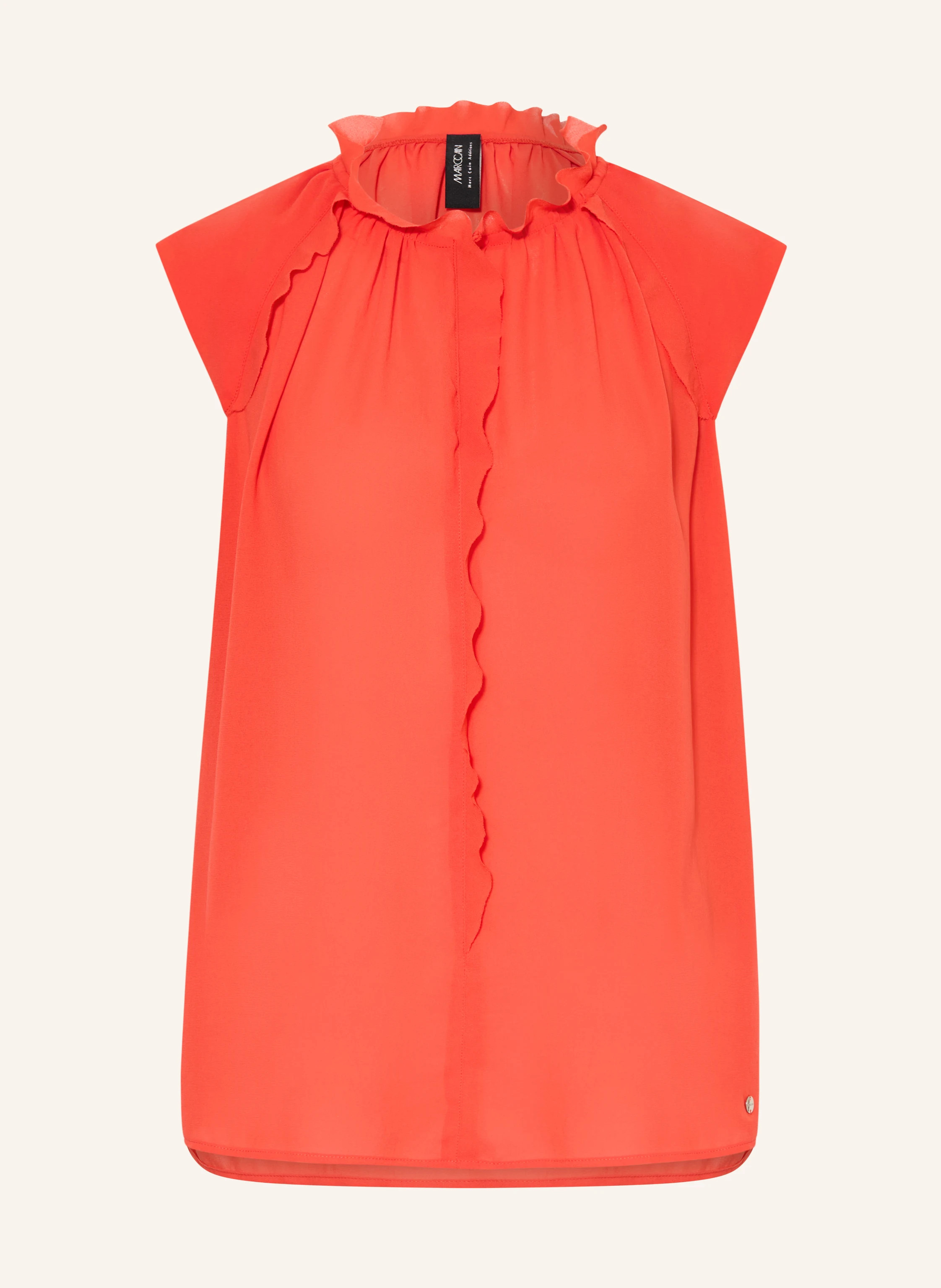 MARC CAIN Blusentop mit R\u00fcschen in 223 bright tomato | Breuninger (DACH)