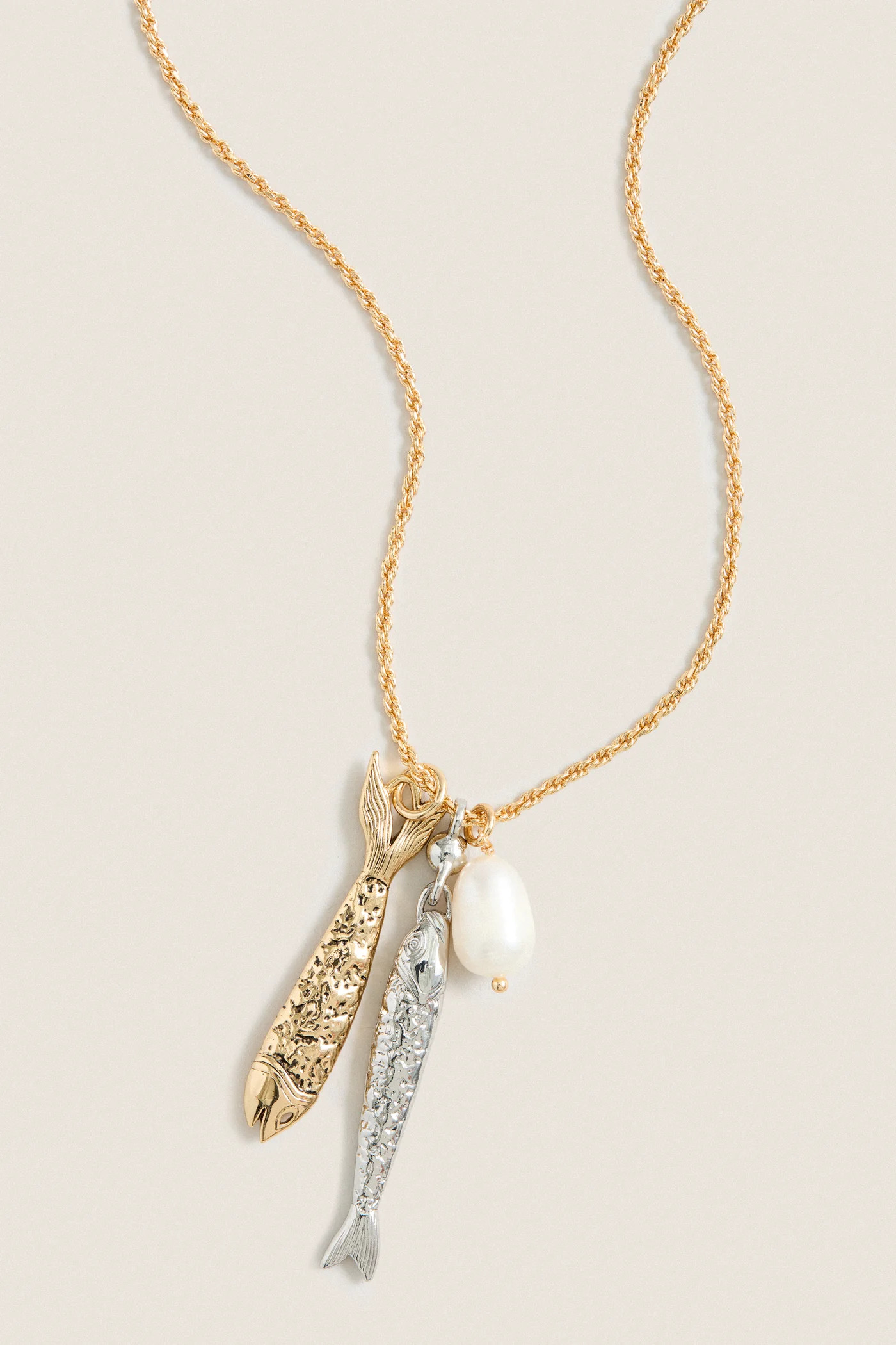 Gold and Silver Sardina Necklace | Tuckernuck (US)