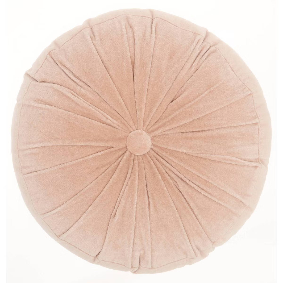 16" Ruched Velvet Round Throw Pillow - Mina Victory | Target