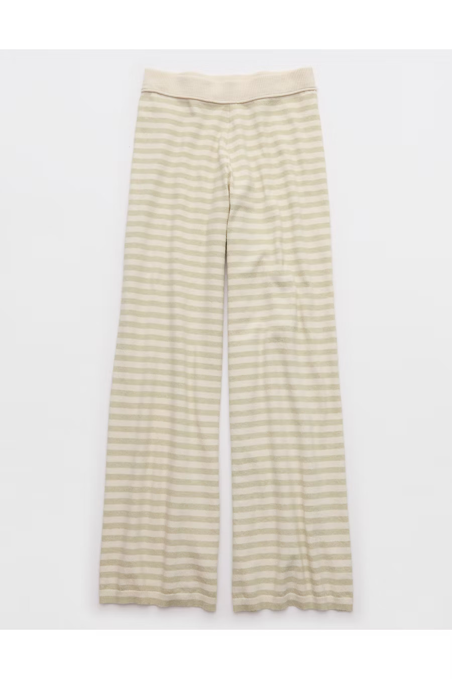 Aerie Sunday Soft Trouser Women's Green Sheen XXS | Aerie