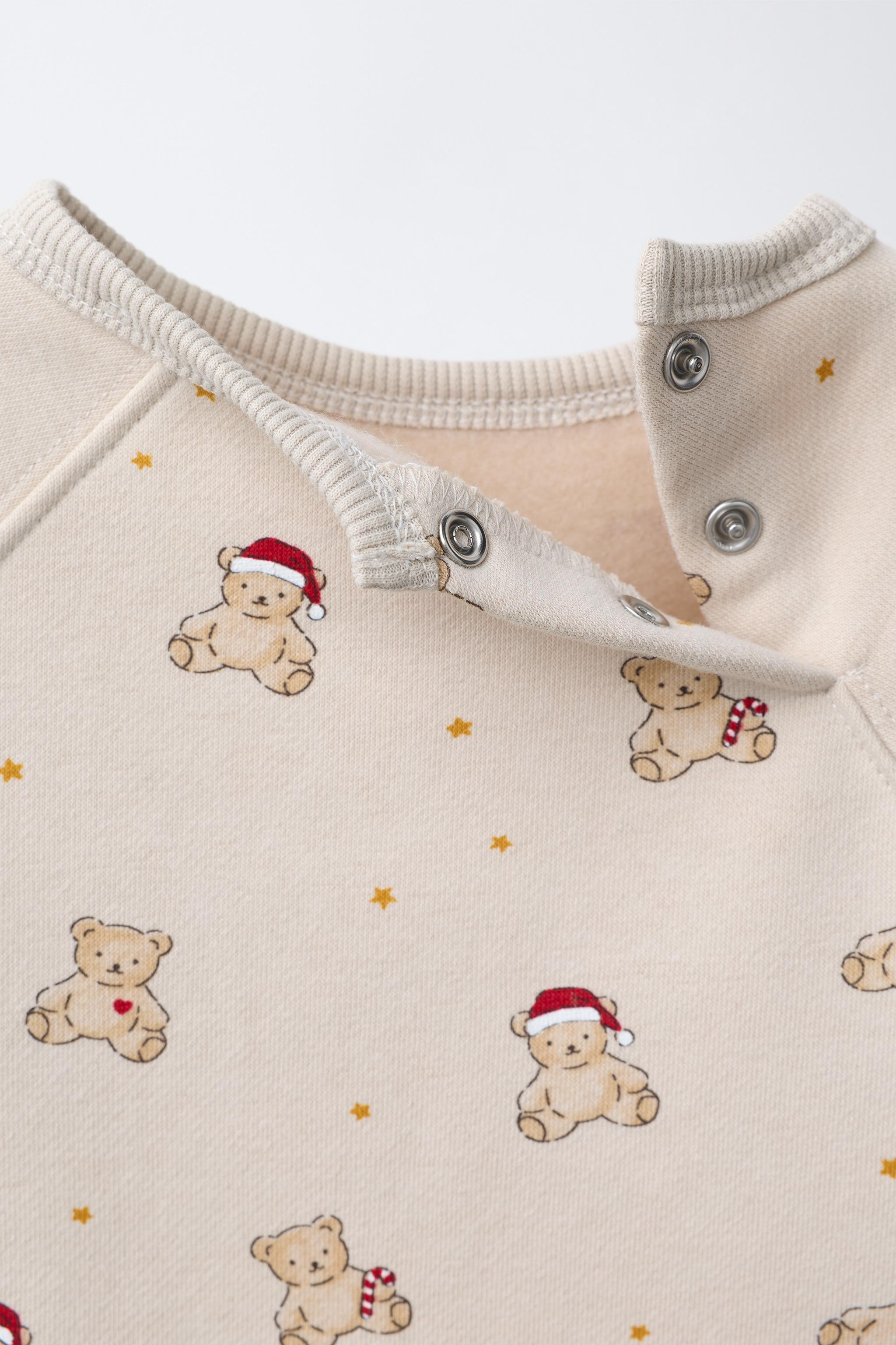 BEAR PRINT SWEATSHIRT AND JOGGER SET | Zara US