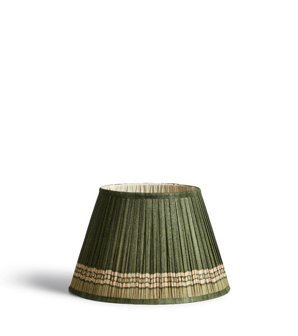 Longshan Lampshade Grey Green 14in | OKA US