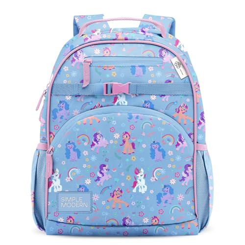 Simple Modern Medium My Little Pony Toddler Backpack for School Girls and Boys | Kindergarten Elementary Kids Backpack | Fletcher Collection | Kids - 15" tall | Garden of Rainbows | Amazon (US)