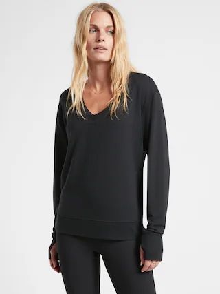 Sunrise V-Neck Sweatshirt | Athleta