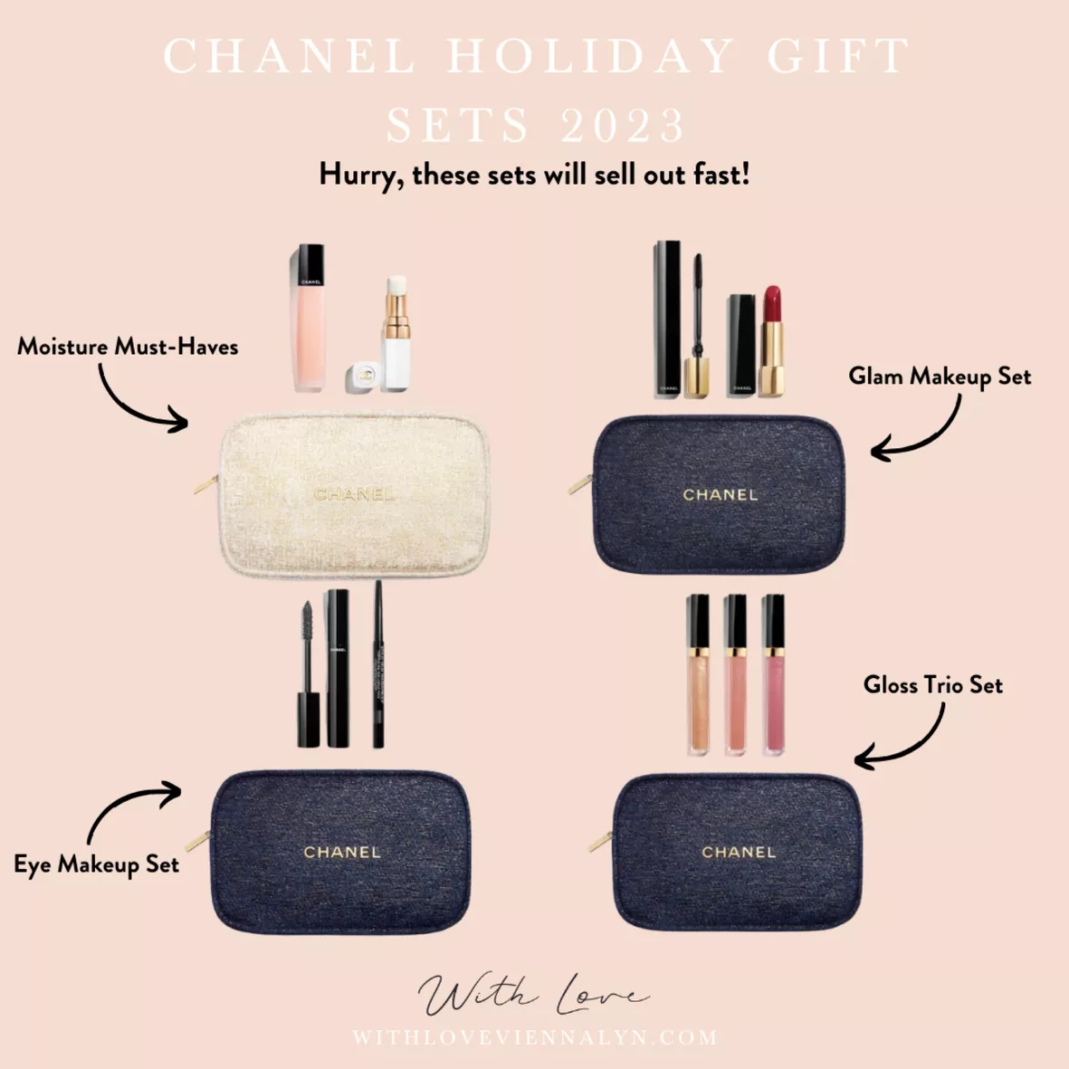 CHANEL, Makeup, Chanel Gift Set Moisture Must Haves