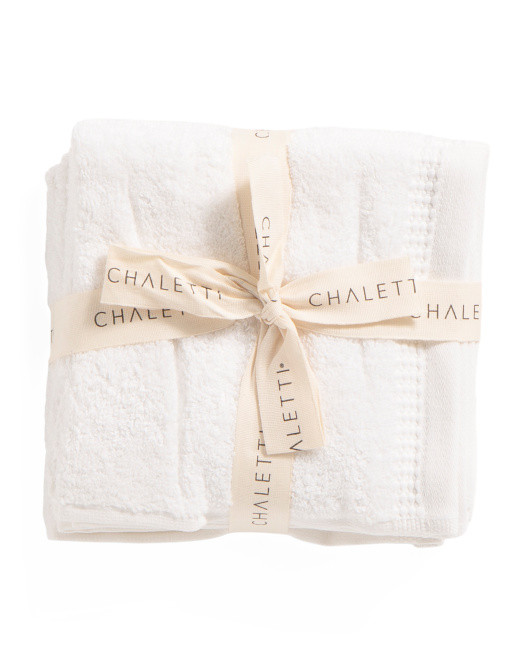 Made In Turkey Set Of 4 Luxury Wash Cloths | TJ Maxx