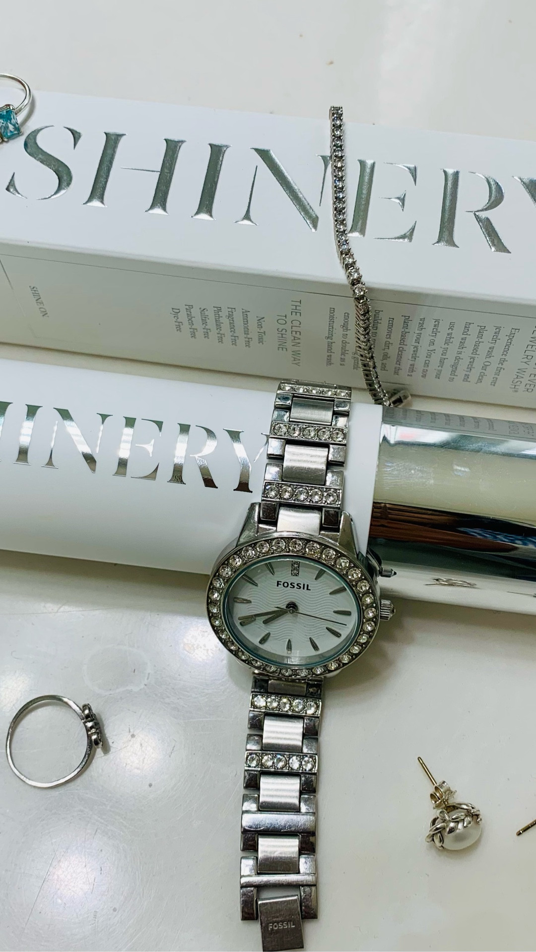 I’m sharing a secret 🤫…the @shinery Jewerly Wash keeps my favorite rings, watches, earrings and bracelets looking refreshed everyday! #ad

This is the perfect gift for a friend, family member or a bride! 

Simple to use and safe for all metals and jemstones!

#Shinery

#LTKValentine #LTKWedding #LTKdayinmylife