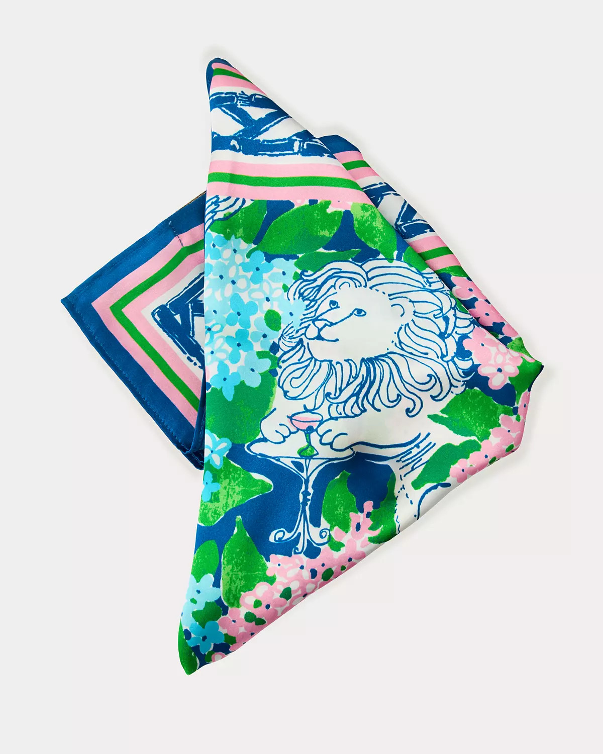 Lydia The Lion Silk Scarf | Lilly Pulitzer