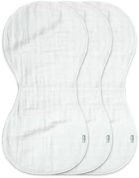 green sprouts Muslin Burp Cloths made from Organic Cotton | 4 absorbent layers protect from sniff... | Amazon (US)