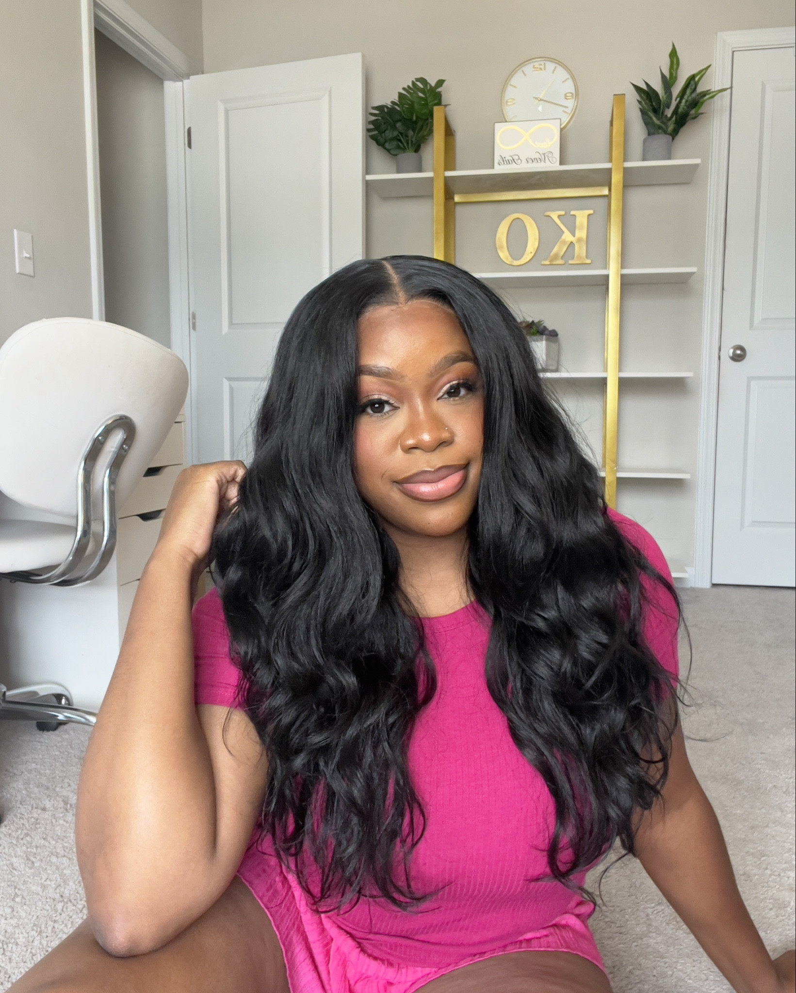 Janet Collection Melt Glueless Human Hair Mix 360 HD 13x6 Frontal Lace Wig - KOTA
Color: 1B