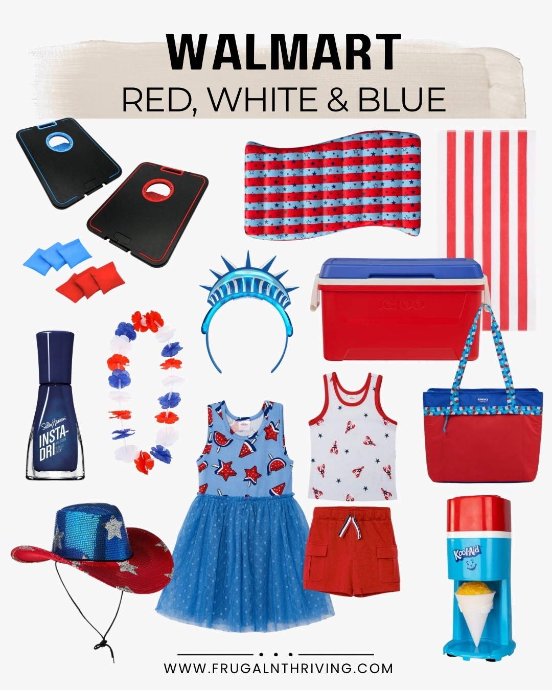 🎆 All your RED, WHITE & BLUE must-haves — on SALE & ship FREE with your Walmart+ membership! 🎇

I’ve rounded up everything you need for your 4th of July celebrations:

✔️ Backyard games
✔️ Festive fashion for the kids
✔️ Patriotic accessories
✔️ Cooler & tote for beach or BBQ
✔️ Fun extras (how cute is that snow cone maker?!)

Everything is linked + ready to shop — grab your holiday supplies while they’re marked down + ship free! 🎆🎇

#LTKsale #LTKsummer #WalmartFinds #HolidayPrep #RedWhiteAndBlue


#LTKSeasonal #LTKSaleAlert #LTKParties