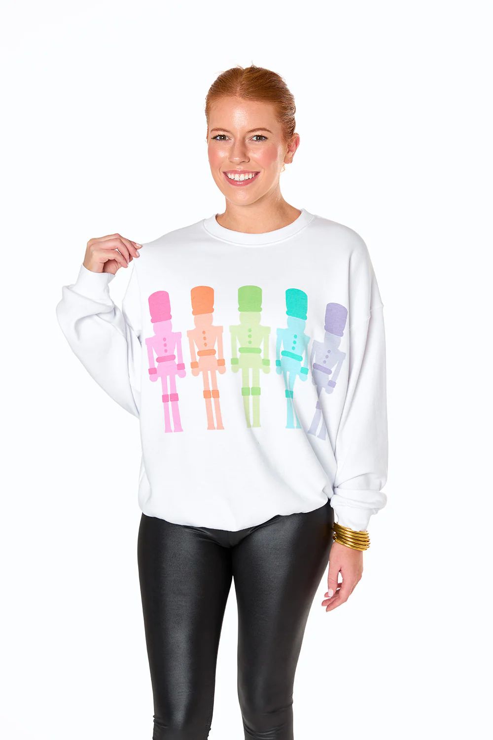 BuddyLove | Devon Graphic Sweatshirt | Nutcrackers Rainbow | BuddyLove