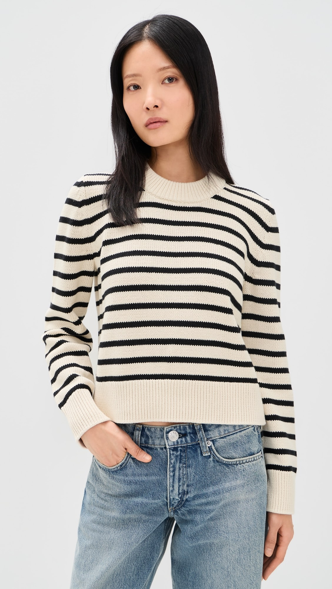 The Favorite Crew Stripe Pullover | Shopbop