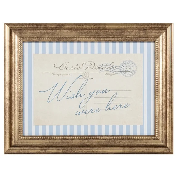 My Texas House Postcard Framed Art 14" x 11" Travel Framed Wall Art | Walmart (US)