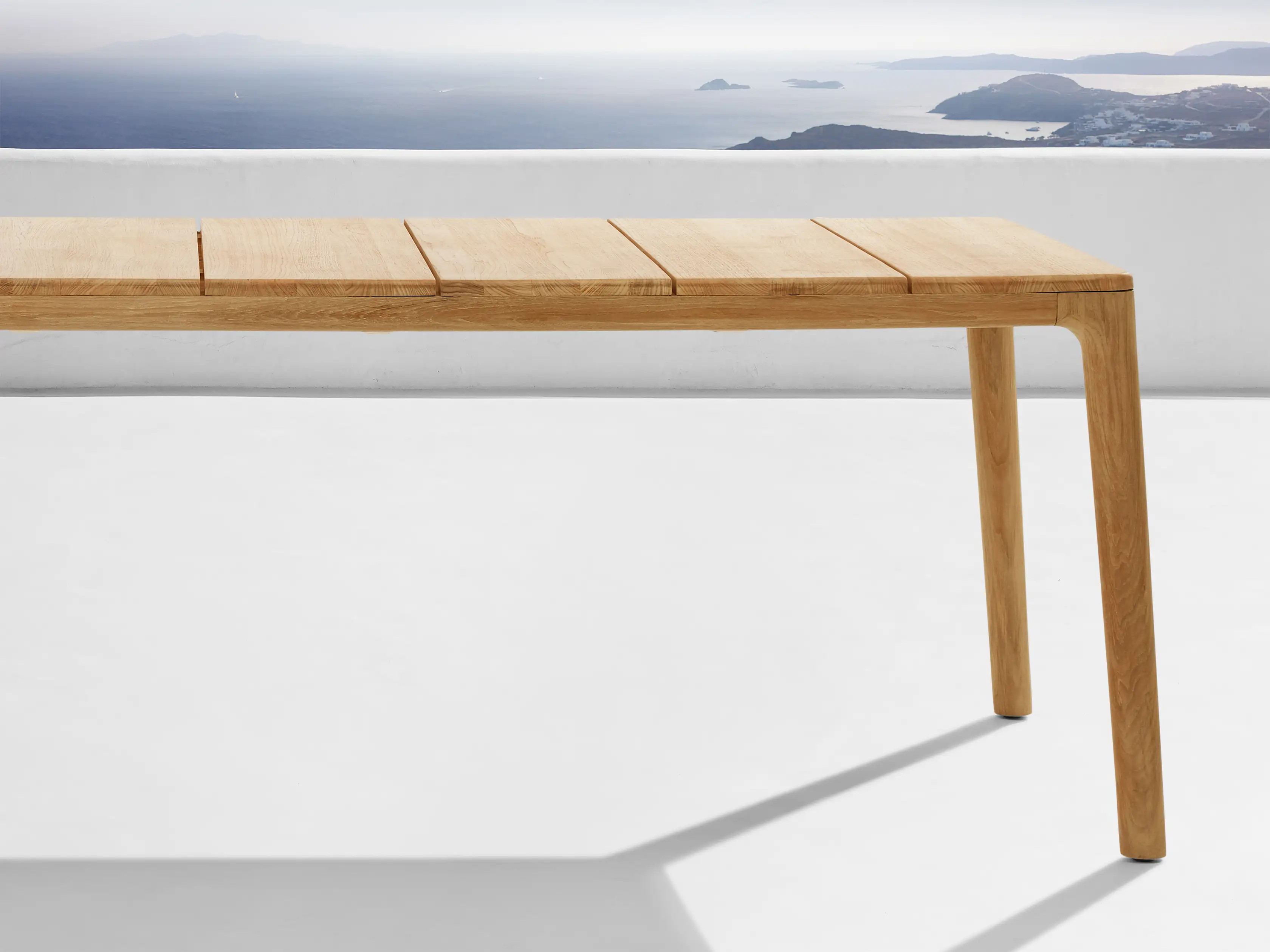 Puglia Outdoor Teak Dining Table | Arhaus