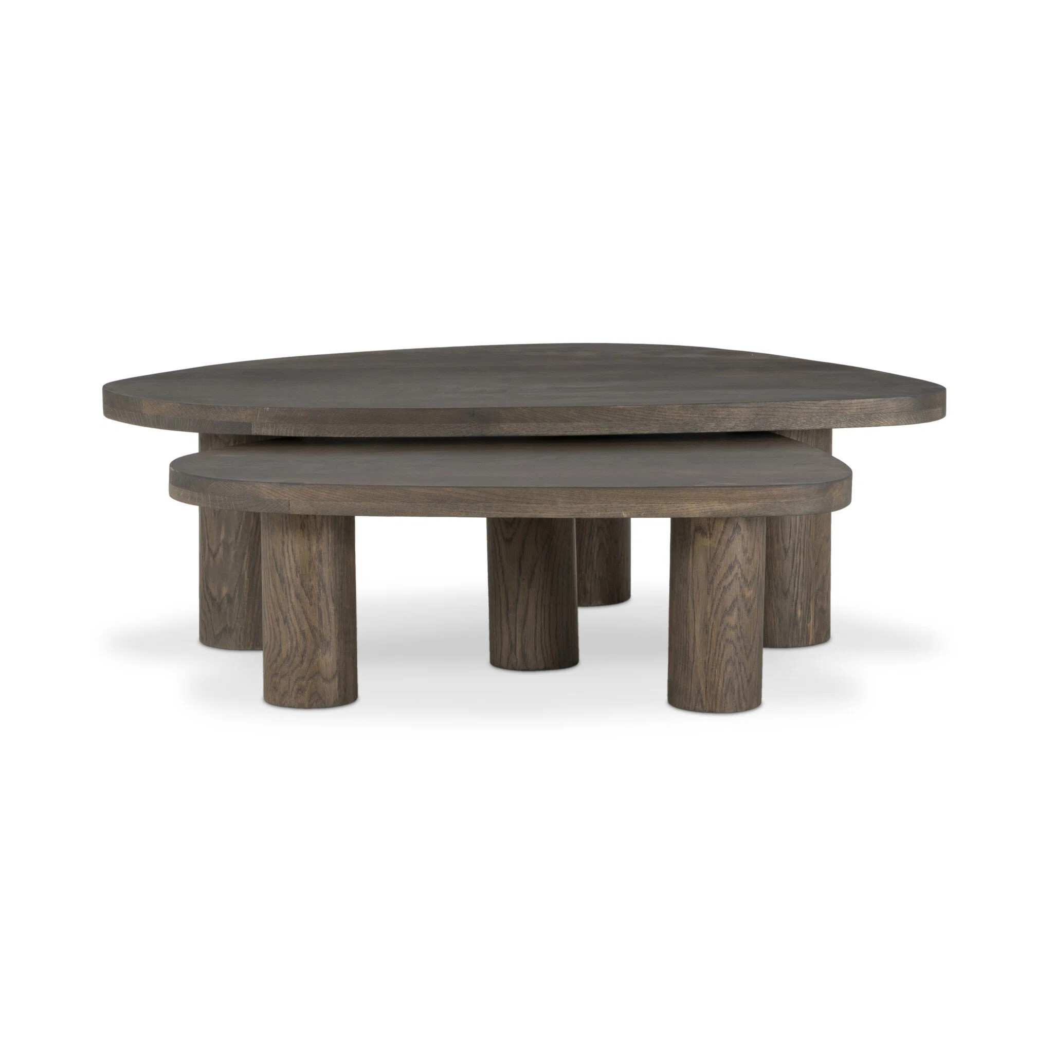 Zion Coffee Table Set-Grey Tobacco Oak | Perigold