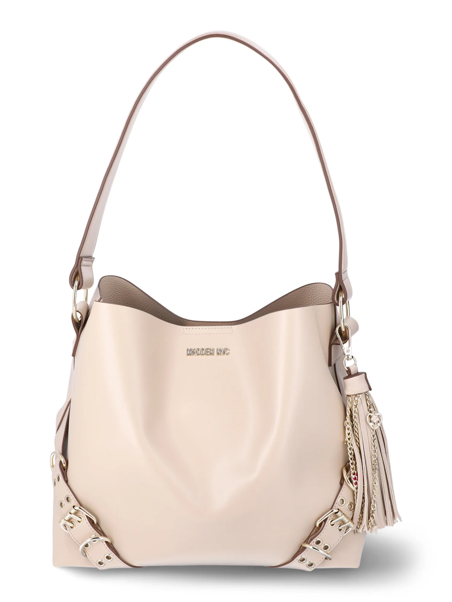 Madden NYC Women's Large Tote Handbag, Khaki | Walmart (US)