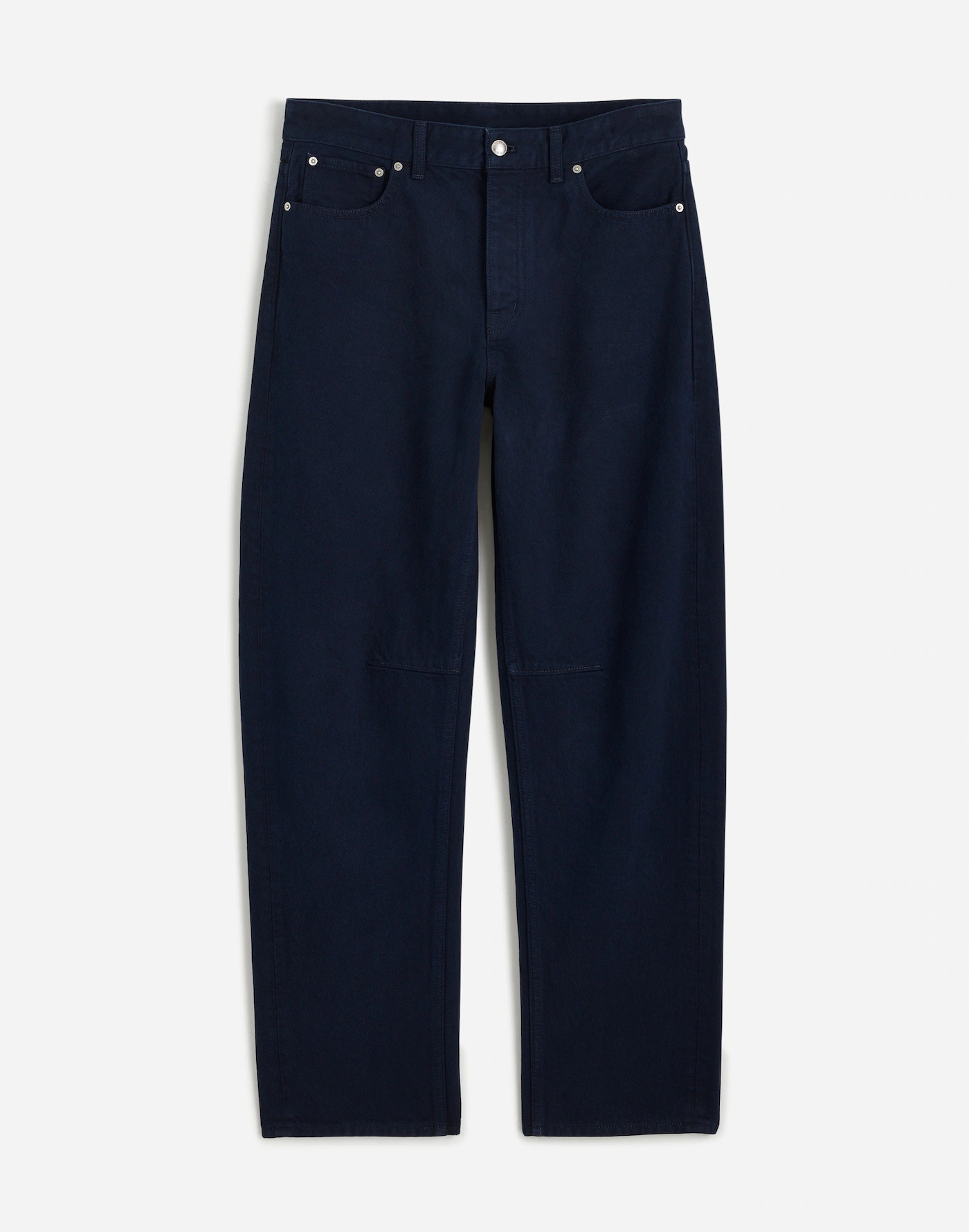 The Darted Barrel-Leg Jean in Garment-Dyed Denim | Madewell | Madewell