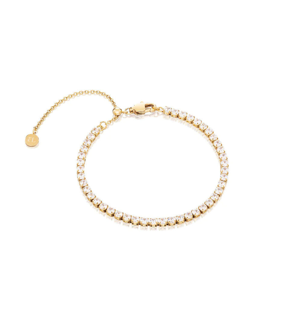 Tennis Bracelet (Gold) | Abbott Lyon