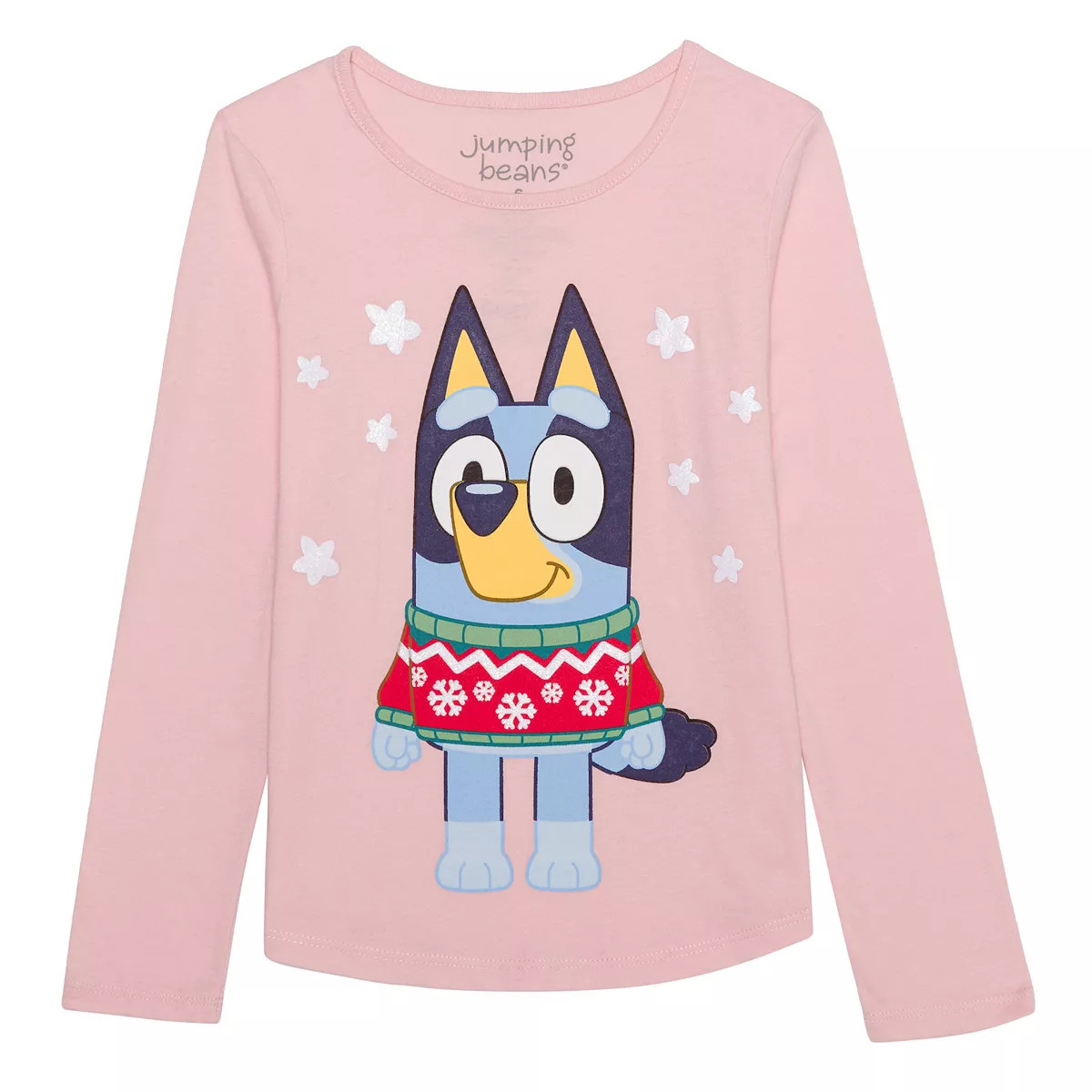 Baby & Toddler Girl Jumping Beans® Bluey Warm & Cozy Long Sleeve Graphic Tee | Kohl's