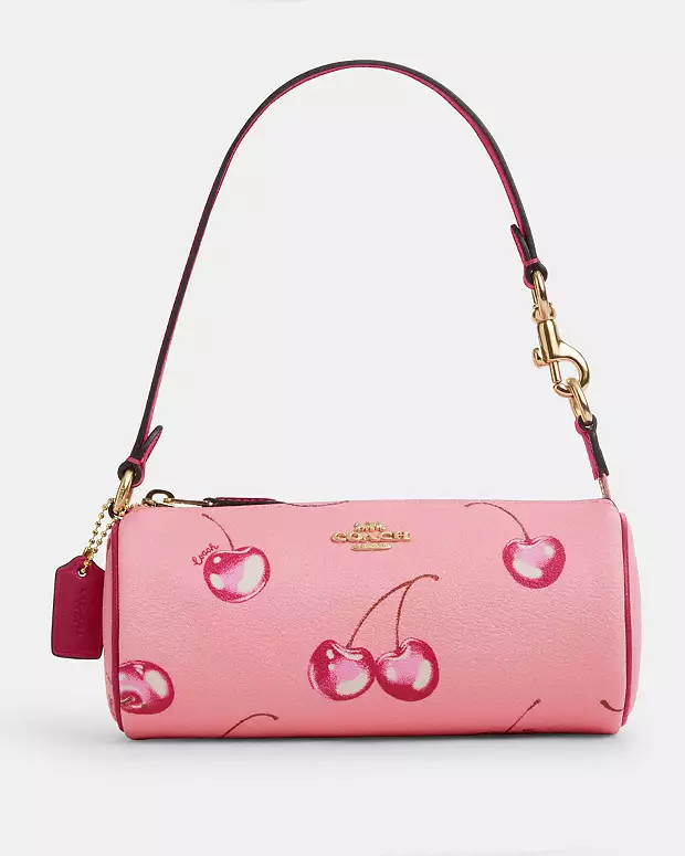 Nolita Barrel Bag With Cherry Print | Coach Outlet US