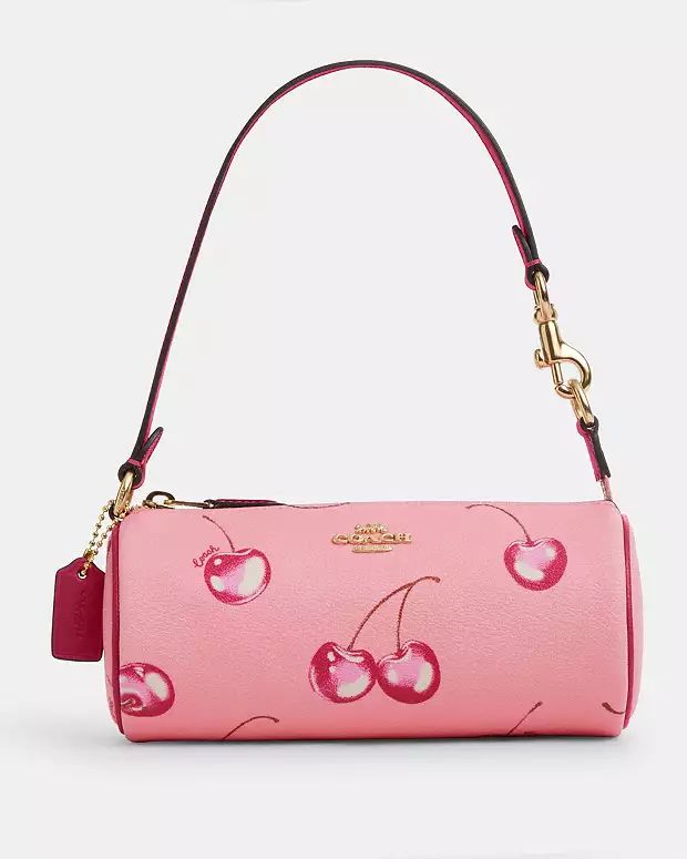 Nolita Barrel Bag With Cherry Print | Coach Outlet