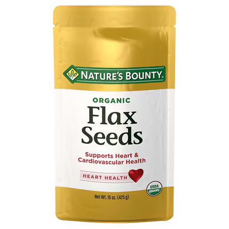 Nature's Bounty Organic Flax Seeds Cold Milled - 15 oz. | Walgreens
