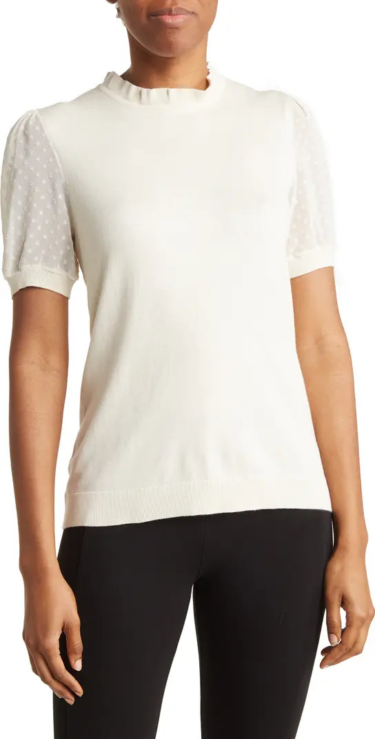 Short Puff Sleeve Sweater Top | Nordstrom Rack