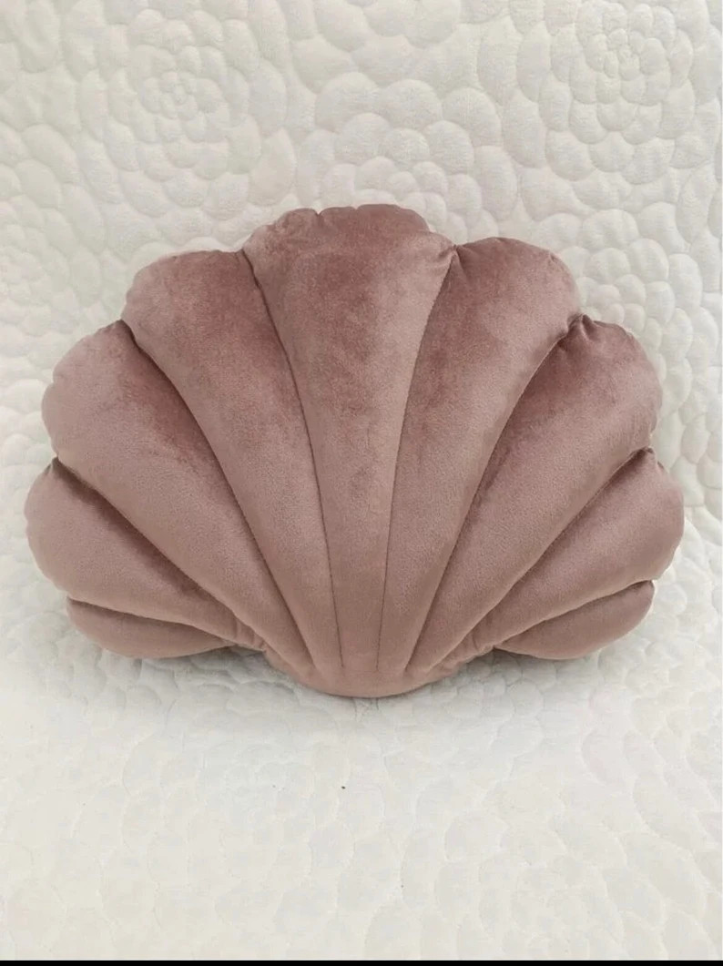 Mauve Shell Pillow | Etsy (US)