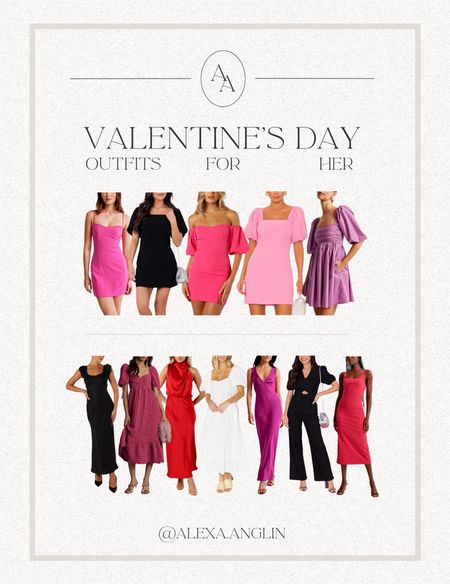 Valentine’s Day outfits for her 💕 // fancy Valentine’s Day outfit // date night looks// women’s dresses 

#LTKSeasonal #LTKstyletip #LTKfindsunder100