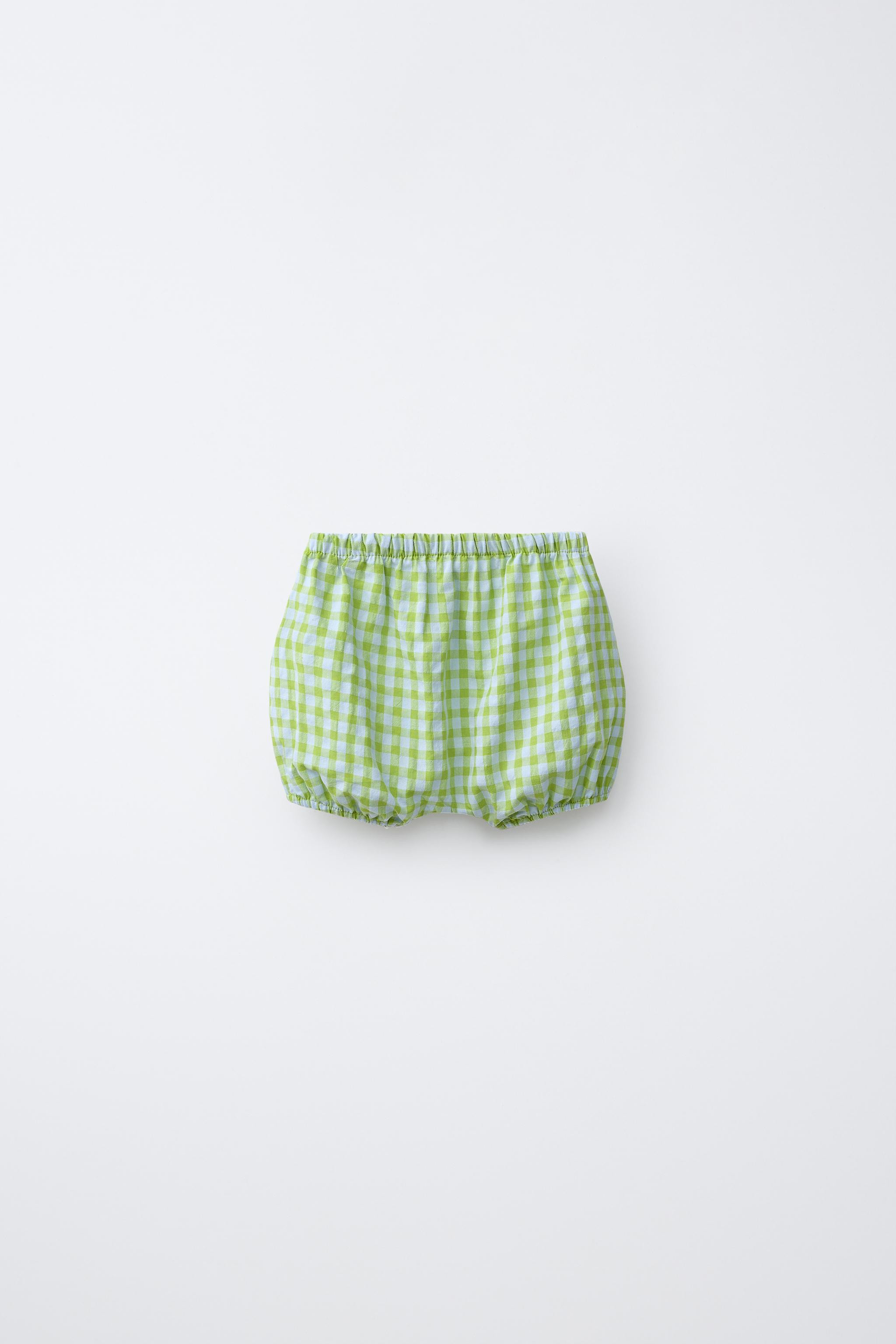 GINGHAM BLOOMERS | Zara US