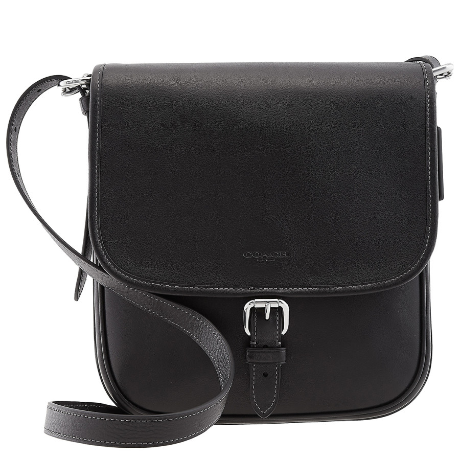 Coach Hitch Flap Crossbody Bag - Black | Jomashop.com & JomaDeals.com