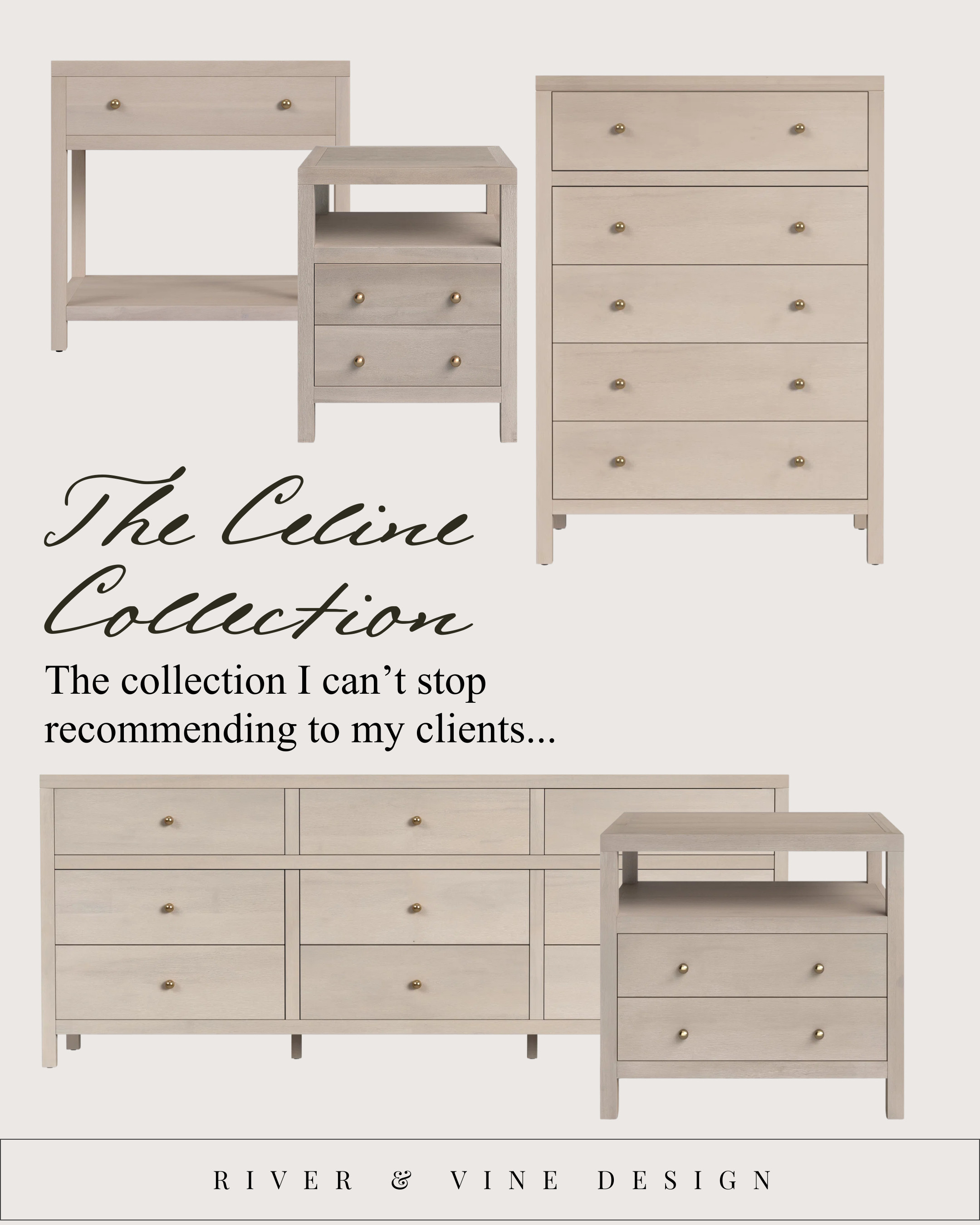 Why I recommend the Celine Collection from Joss & Main to my clients again and again 👇

✨ Timeless, versatile design
The clean lines + neutral finishes work in modern, transitional, and classic homes — so it never feels trendy or dated.

✨ Consistent quality + materials
Solid + engineered wood construction and thoughtful details make these pieces feel elevated and reliable long-term.

✨ Beautifully functional storage
From nightstands to dressers to tall chests, every piece is designed to actually work for real life — without sacrificing style.

And because the collection comes in multiple configurations, it makes creating a cohesive bedroom effortless.

If you want furniture that looks designer, functions beautifully, and holds up over time — this is one of my go-to picks.
Linked here 🤍👇 

 #LTKHome