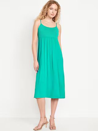 Fit &amp; Flare Cami Midi Dress | Old Navy (US)