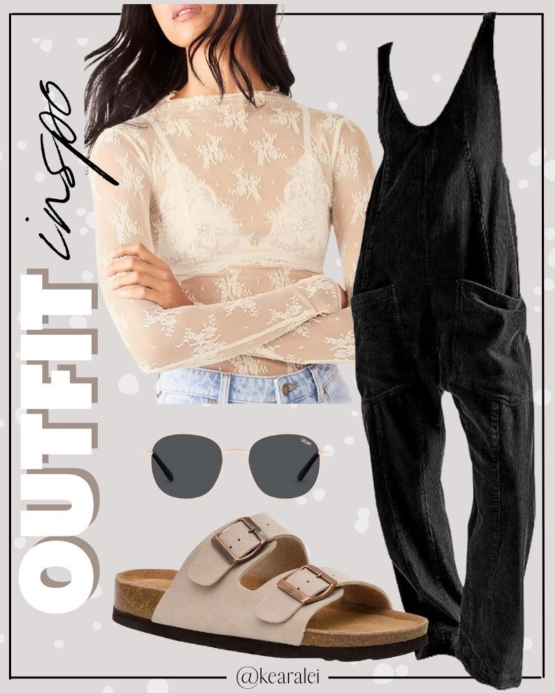 Fall outfits winter outfits Amazon Free People corduroy jumpsuit lookalike We the Free High Roller jumpsuit outfit ideas Amazon dupe ivory long sleeve lace shirt mesh shirt undershirt tan leather suede brown Birkenstock sandals slides shoes cool mom outfits momiform midsize style mom style boho chic neutral style outfit ideas affordable fashion midsize outfits women  bohemian style || #freepeople #highroller #nuuds #skims #bodysuit #jumpsuit #birkenstock  #amazon #fashion . . Amazon fashion, teacher outfits, business casual, casual outfits, neutrals, street style, Midi skirt, Maxi Dress, Swimsuit, Bikini, Travel, skinny Jeans, Puffer Jackets, Concert Outfits, Cocktail Dresses, Sweater dress, Sweaters, cardigans Fleece Pullovers, hoodies, button-downs, Oversized Sweatshirts, Jeans, High Waisted Leggings, dresses, joggers, fall Fashion, winter fashion, leather jacket, Sherpa jackets, Deals, shacket, Plaid Shirt Jackets, apple watch bands, lounge set, Date Night Outfits, Vacation outfits, Mom jeans, shorts, sunglasses, Disney outfits, Romper, jumpsuit, Airport outfits, biker shorts, Weekender bag, plus size fashion, Stanley cup tumbler, boots booties tall over the knee, ankle boots, Chelsea boots, combat boots, pointed toe, chunky sole, heel, high heels, mules, clogs, sneakers, slip on shoes, Nike, adidas, vans, dr. marten’s, ugg slippers, golden goose, sandals, high heels, loafers, Birkenstocks, Steve Madden Target, Abercrombie and fitch, Amazon, Shein, Nordstrom, H&M, forever 21, forever21, Walmart, asos, Nordstrom rack, Nike, adidas, Vans, Quay, Tarte, Sephora, lululemon, free people


#LTKSeasonal #LTKMidsize #LTKootd