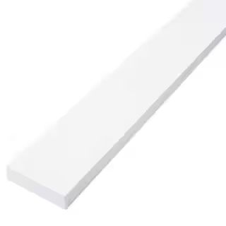 Trim Board Primed Pine Finger-Joint (Common: 1 in. x 3 in. x 8 ft.; Actual: .719 in. x 2.5 in. x ... | The Home Depot