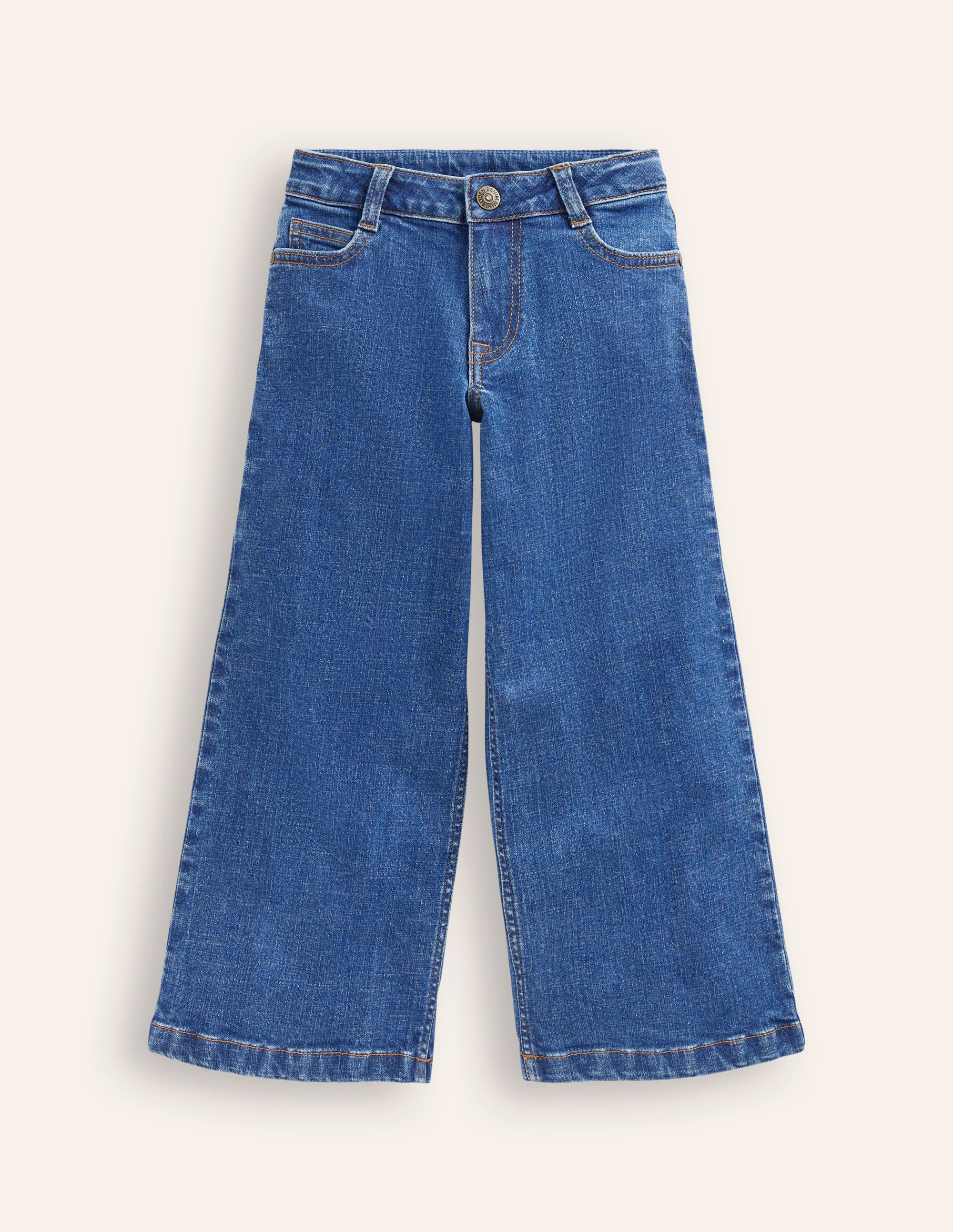 Wide Leg Jean-Mid Vintage Denim | Boden UK