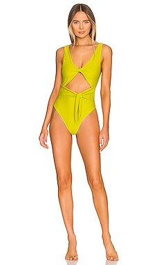 Tularosa Duffy One Piece in Chartreuse from Revolve.com | Revolve Clothing (Global)