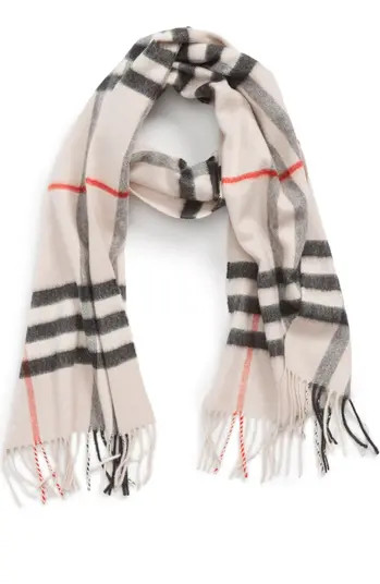 Giant Icon Check Cashmere Scarf | Nordstrom