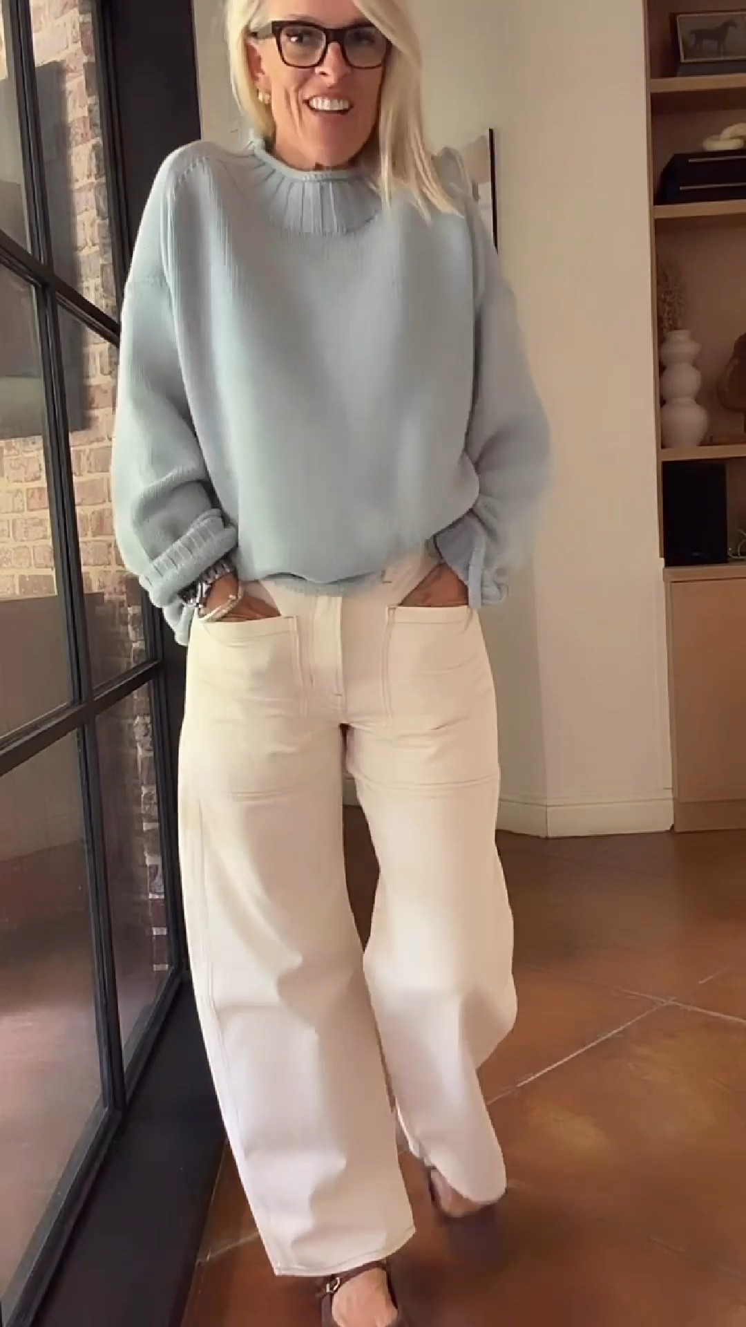 I had to share the other color of this sweater because I love it that much. This icy blue is so pretty, and I sized down to an XS for a slightly neater fit. I paired it with these new J.Crew jeans, which are true to size. Such an easy, classic combination I know I’ll be wearing all fall.

👩‍💻 LTK PRO TIPS
❤️ Heart = Support my posts ;-)
🔖 Save = Get sale & restock alerts for the things you love!
📋 Lists = Keep favorites organized (List ideas: Christmas, Birthdays, and Vacations!)
📲 Share = Send lists and products to a friend (or your daughters like me).
💬 Comment = Ask me anything, and I’ll answer. ;-)

#LTKootd #LTKOver40 #LTKTravel