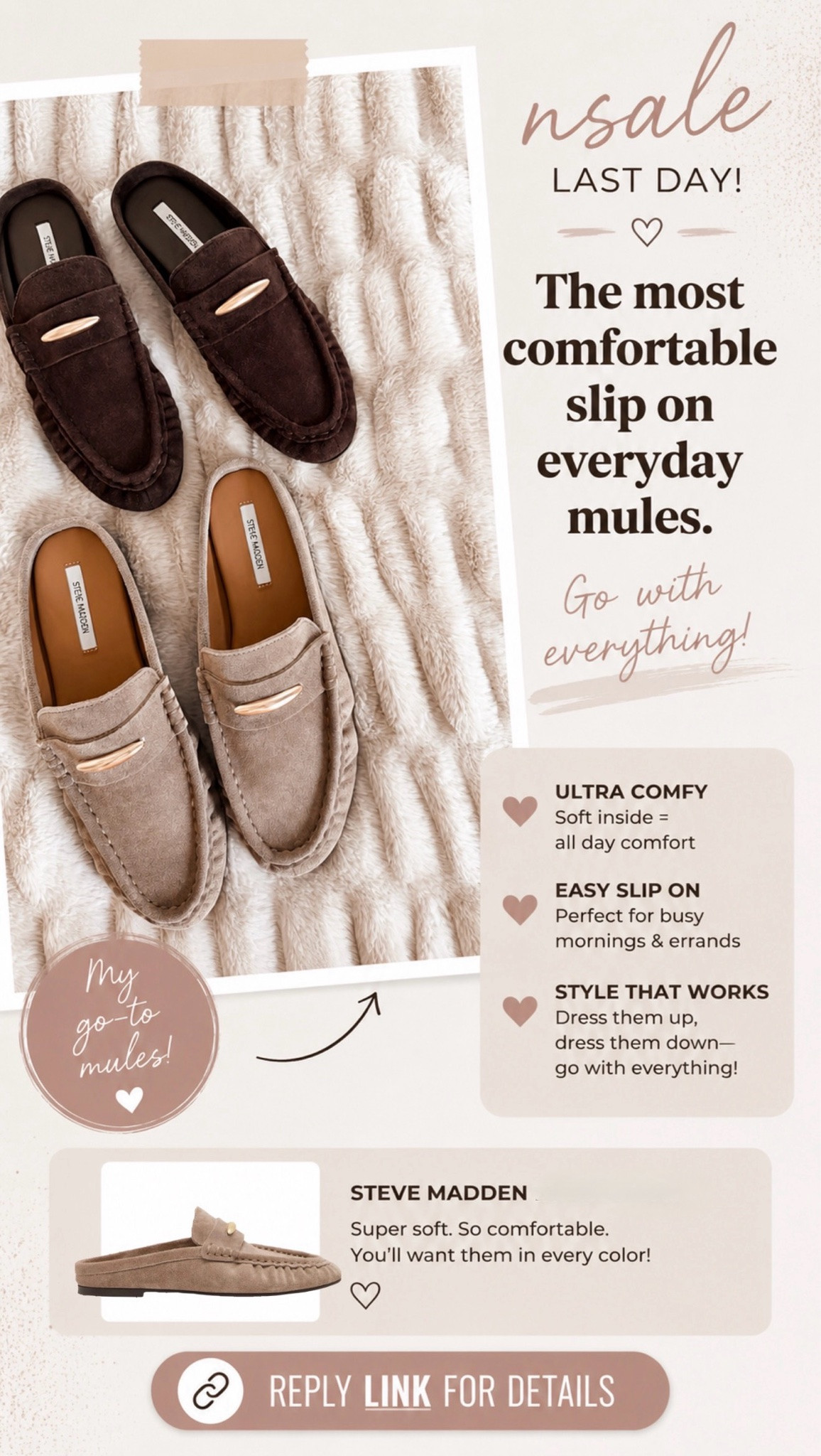My FAVORITE slide on flats 🙌🏻 sooo comfy

#LTKSaleAlert #LTKOver40 #LTKSeasonal