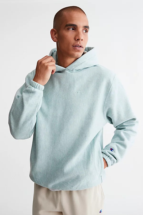 Champion UO Exclusive Reverse Weave Open Hem Hoodie Sweatshirt | Urban Outfitters (US and RoW)